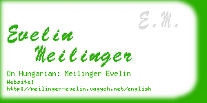 evelin meilinger business card